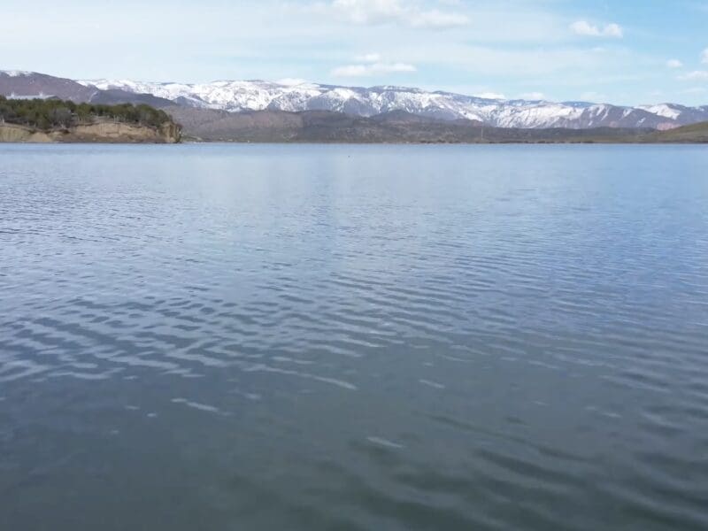 Harvey Gap Reservoir in Colorado.